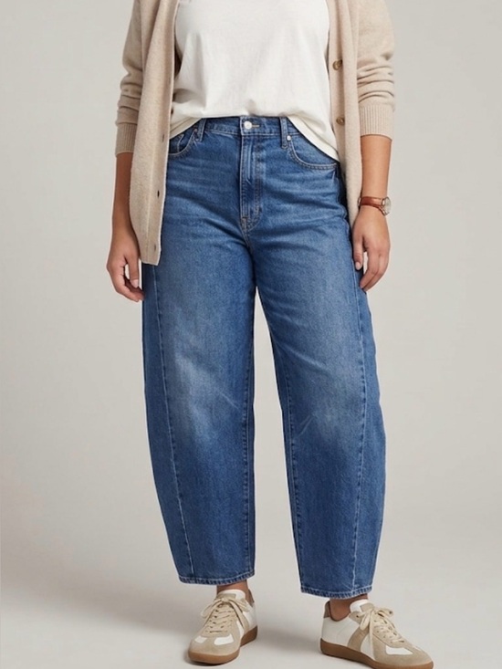 MOTHER Denim - Mother Full Pipe Flood Jeans 29x28 Barrel Leg